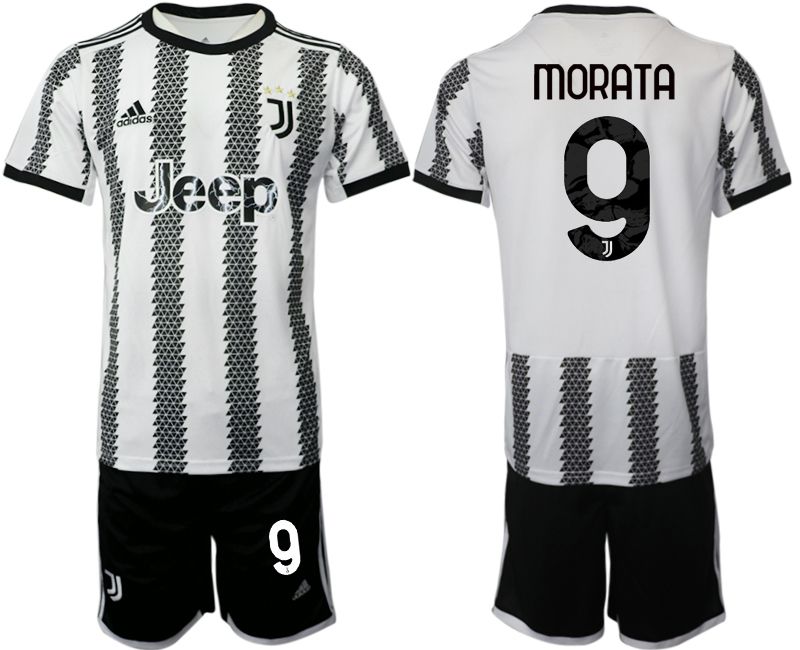 Men 2022-2023 Club Juventus FC home white #9 Soccer Jersey->juventus jersey->Soccer Club Jersey